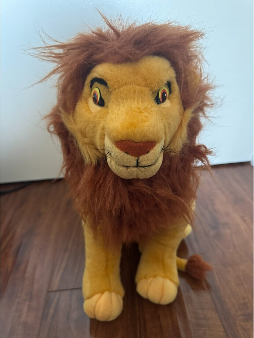 Vintage Disney Lion King Simba 15” Plush Applause Adult Grown Ruler Pride Rock